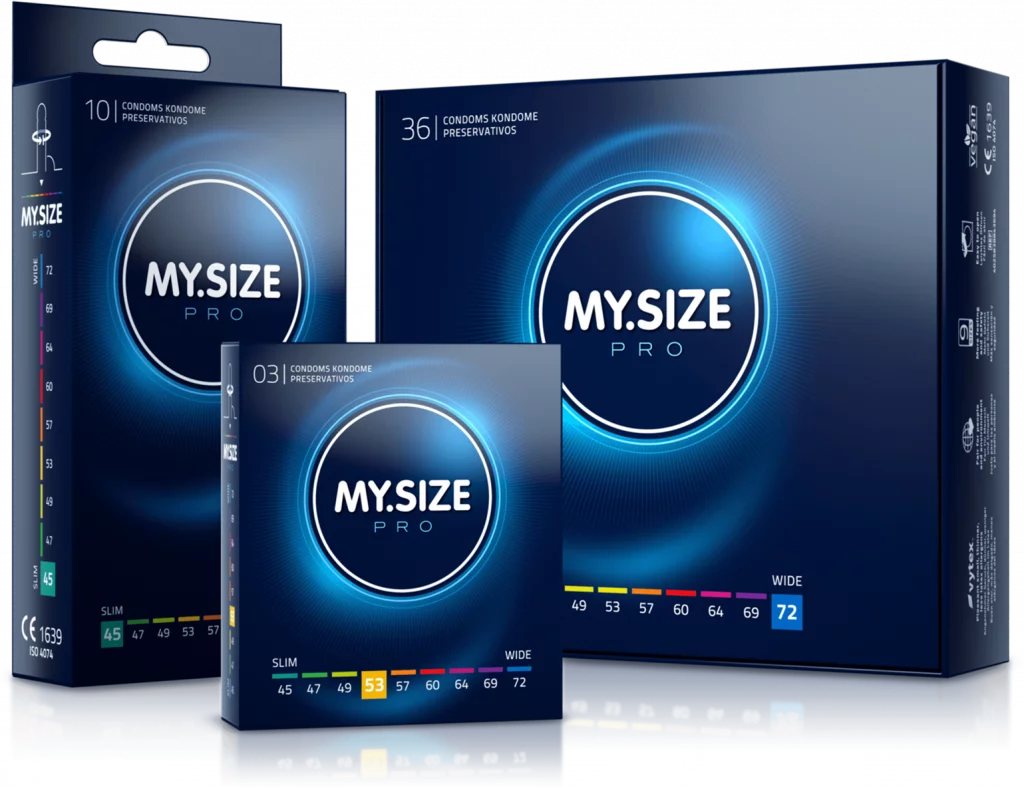 MY.SIZE Condoms - finally the right condom size for you.